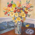 D101 1 french impressionist floral oil painting hermitage antiques devon D101 1 french impressionist floral oil painting hermitage antiques devon