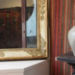 M101 3 french empire foxed mercury mirror hermitage antiques devon