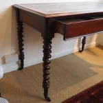 F105 3 william IV writing table hermitage antiques devon