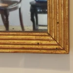 M113 3 Louis XVI reeded giltwood mirror M113 3 Louis XVI reeded giltwood mirror