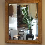 M113 5 Louis XVI reeded giltwood mirror M113 5 Louis XVI reeded giltwood mirror